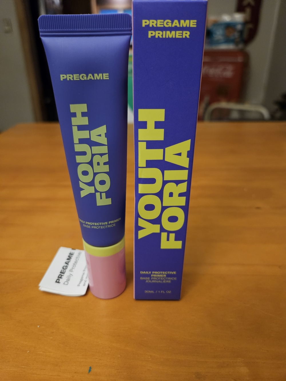 Youthforia Pregame Primer Daily Protective Primer 1oz NEW IN BOX